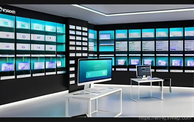 컴포넌트 기반 개발의 실용적 접근 - **Prompt:** A vibrant, futuristic workshop scene where a diverse team of developers and designers, a...