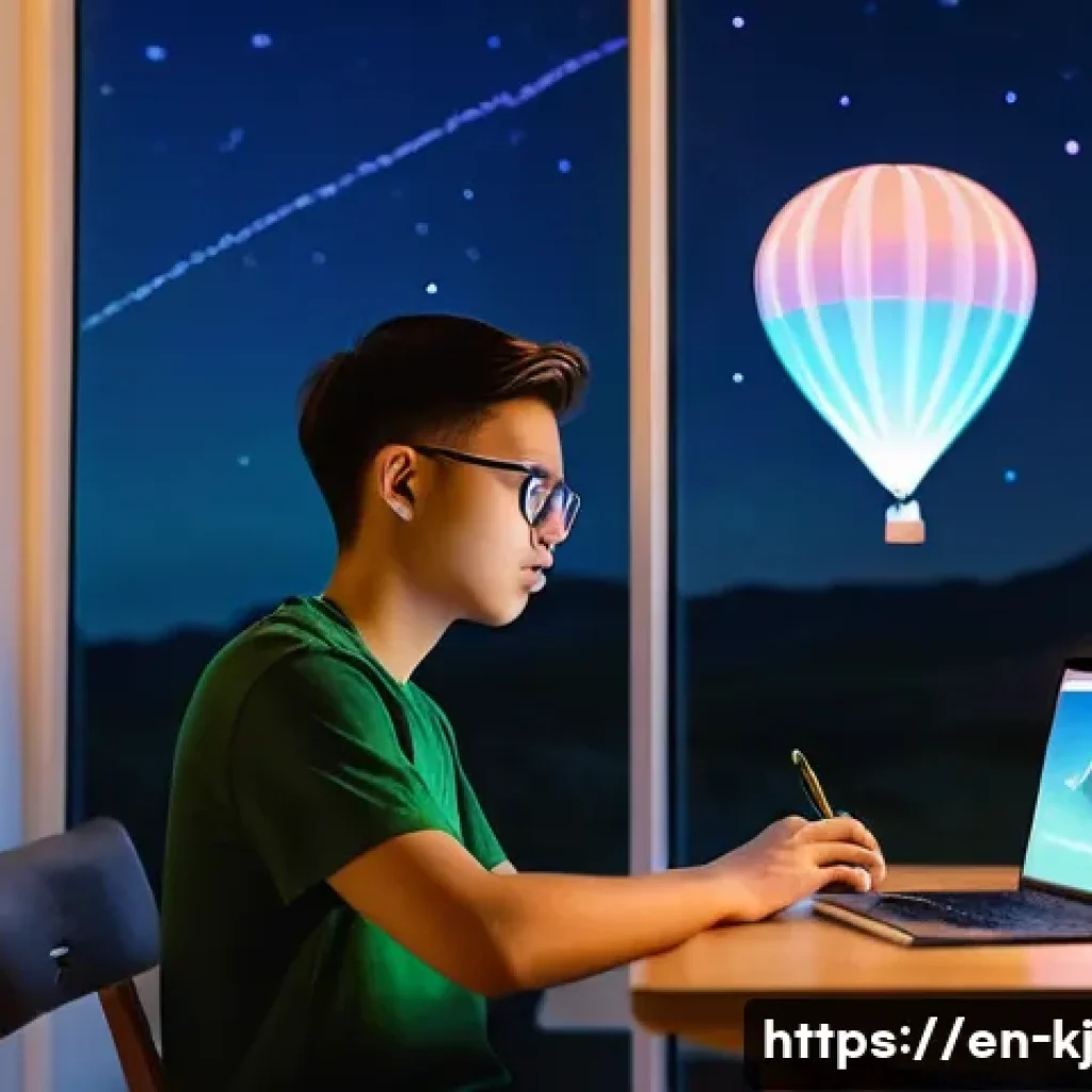HTML5 비디오 태그 활용법과 응용 - **Prompt:** A focused young web developer, dressed in a comfortable graphic t-shirt and dark jeans, ...