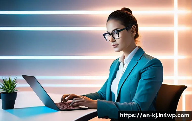 서버리스 아키텍처의 실용적 적용 사례 - **Prompt:** A serene and focused software developer, male or female, mid-30s, professionally dressed...